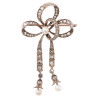 Antique Pearl and Diamond Brooch