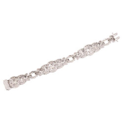 Art Déco Platinum And Diamond Bracelet