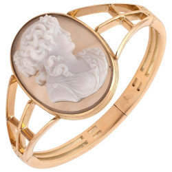 Antique 2-Layer Agate Cameo...