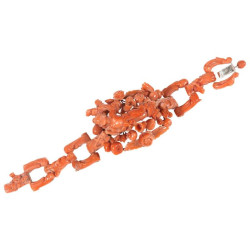 Sciacca Coral Bracelet Italy Trapani 19th Century