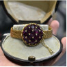 Victorian gold Amethyst and Diamond Bracelet