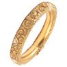 Victorian 18kt Bicolored Gold Bangle Bracelet