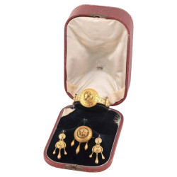 Gold Neo-archaeological Parure 19th Century