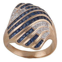 Diamond & Sapphire Ring