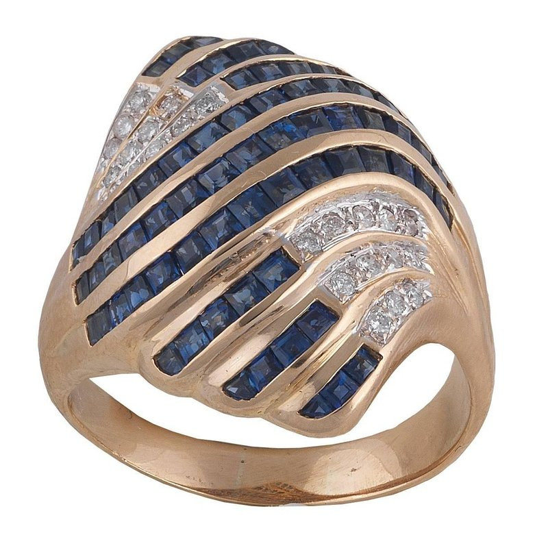 Diamond & Sapphire Ring