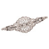 A Belle Époque Platinum And Old Cut Diamond Brooch