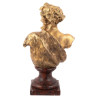 A French Gilt Bronze Satyr Claude Michel Clodion (French, 1738-1814)
