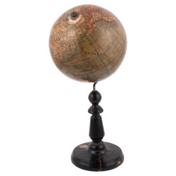 Terrestrial Table German Globe Late 19th Century