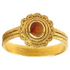 Yellow Gold And Agate Archaeological-Style Ring