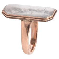 Georgian Octagonal Miniature Ring "à l'amitié”