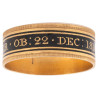 Georgian Mourning Ring With Black Enamel 1810's