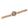 French Diamond 18k Rose and Yellow Gold Bracelet circa 1890