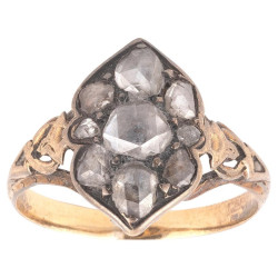 Georgian Rococo Diamond...