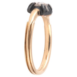 Antique Old Rose Cut Flemish Diamond Ring