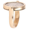 Gold Ring Featuring a Roman Silver Denarius Coin Of Julia Maesa 218-220 AD