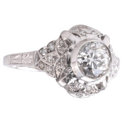 A Retro' Engagement Diamond ring