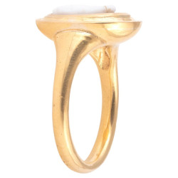 Grey Agate Cameo Ring of Faustina The Elder 2nd-3rd Century AD