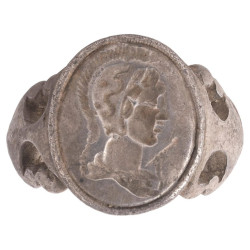 Silver Intaglio Men's Ring...