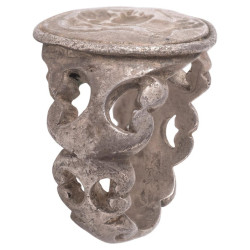 Silver Intaglio Men's Ring with Roman Profile Portrait 1st-3rd Century AD