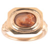 Gold and Agate Roman Dog Cameo Ring 2nd-3rd Century AD