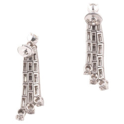 Mid 20Th Century Diamond Tassel Earrings