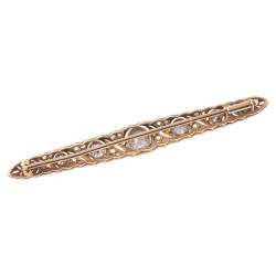 An Art Déco Diamond Set Bar Brooch