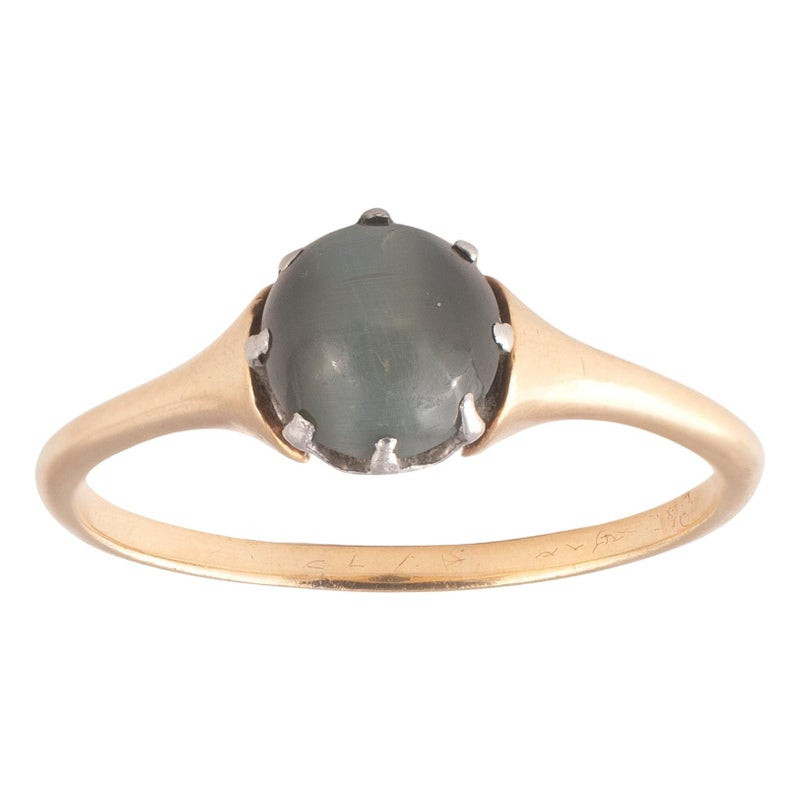 A Victorian Chrysoberyl Cat's Eye Ring