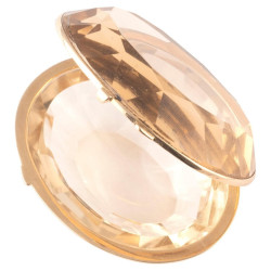 Citrine Topaz & 18kt Yellow...