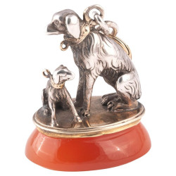 A Large Silver Gold And...