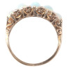 Late 19th Century Opals and Diamonds Five Stone Ring