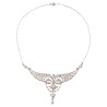 Belle Époque Platinum and Diamond Necklace circa 1910