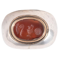 Silver And Gold Bishop Ring...