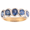 Mid-20th Century Five Stone Sapphire Ring