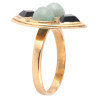 An Art Déco 18kt Gold Onyx And Jade Set By RENE FOY