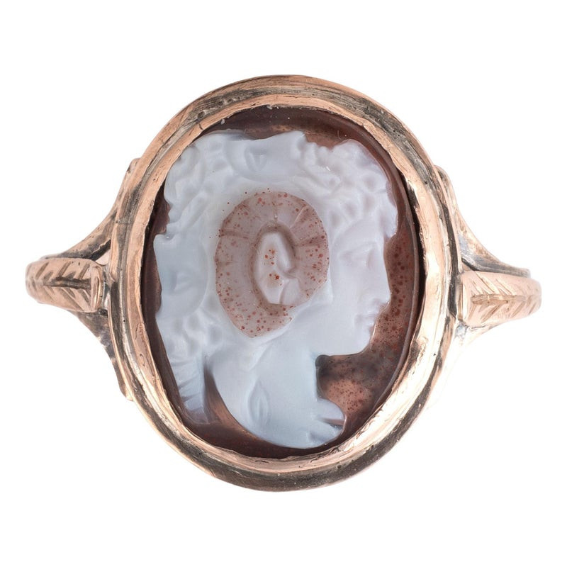 18TH CENTURY AGATE CAMEO OF A GRYLLOS