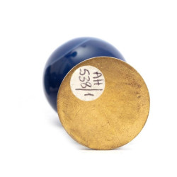 Gilt-Metal Mounted and Enamel Banded Agate Desk Seal