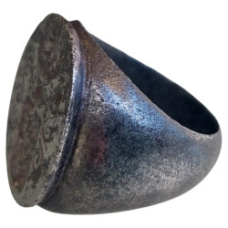 Antique Berlin Iron Signet Ring 1810s