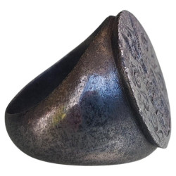 Antique Berlin Iron Signet Ring 1810s