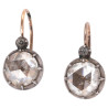 Antique Georgian Era Rose Cut Diamond Earrings 1790's