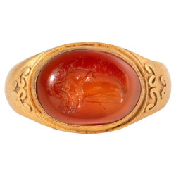 Roman Gold Ring with...