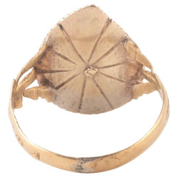 Late 18th Century Gold Garnet Cluster Ring