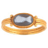 Ancient Roman Gold ring with Agate Cameo Fish