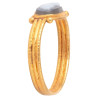 Ancient Roman Gold ring with Agate Cameo Fish