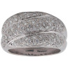 Salvini Damiani Diamond Gold Wide Band Ring