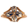 Late 18th Century Gold Four Compartment Poison Ring