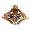 Late 18th Century Gold Four Compartment Poison Ring