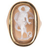 Gold Agate Cameo Ring Depicting Eurydice 17th Century