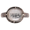 18th Century Jewish Rock Crystal Intaglio Ring