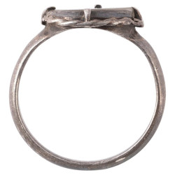 18th Century Jewish Rock Crystal Intaglio Ring