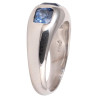 1.75ct Ceylon Sapphire Three Stone Ring